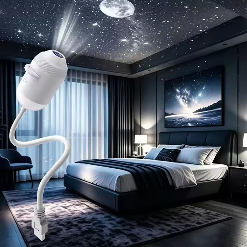 3-in-1 Galaxy Star Projector & USB Night Light