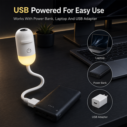 3-in-1 Galaxy Star Projector & USB Night Light