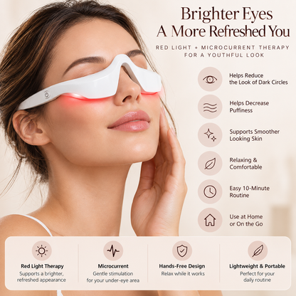 GLOWERA™ Red Light Eye Therapy Mask