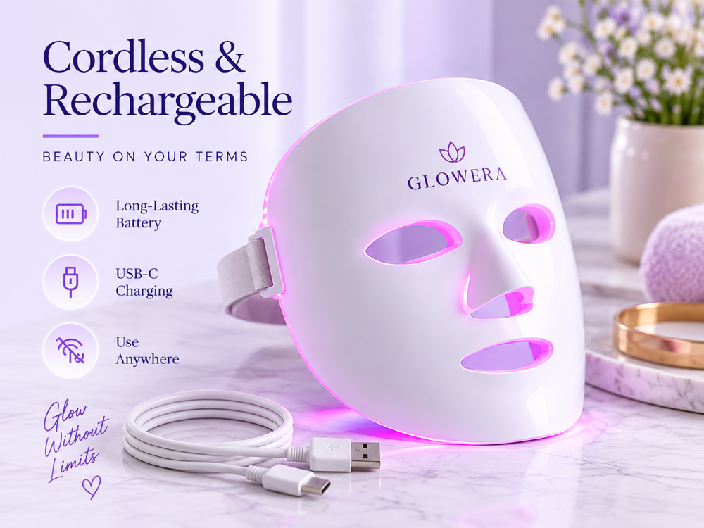 GLOWERA Cordless and Rechargeable